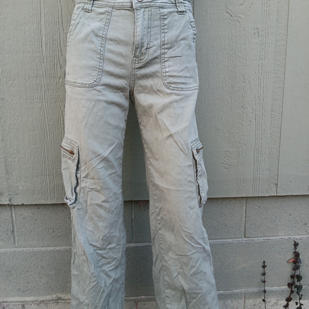Celebrity Pink Gray Wide Leg Pants